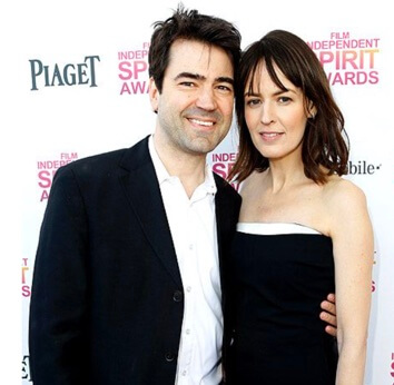 Ron Livingston and his wife. 
